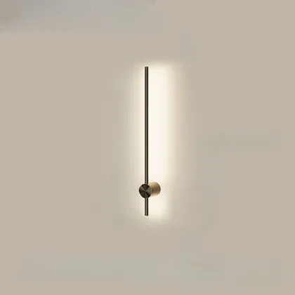 Gold 1-Light Acrylic Cylinder