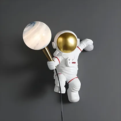 White 1-Light Glass Globe
