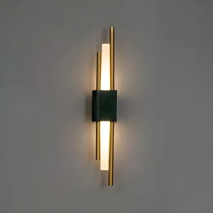 Green 1-Light Acrylic Cylinder